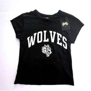 Darc Sport SHE‎ Loyalty Baby T Shirt Small Black Short Sleeve Crew Neck Athletic